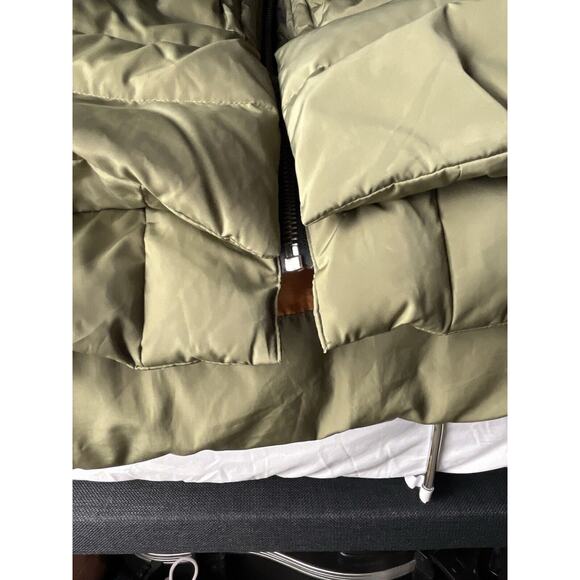 Orolay Womens XSmall Duck Down Peat Moss Puff Winter Jacket Coat Hooded - Picture 3 of 13